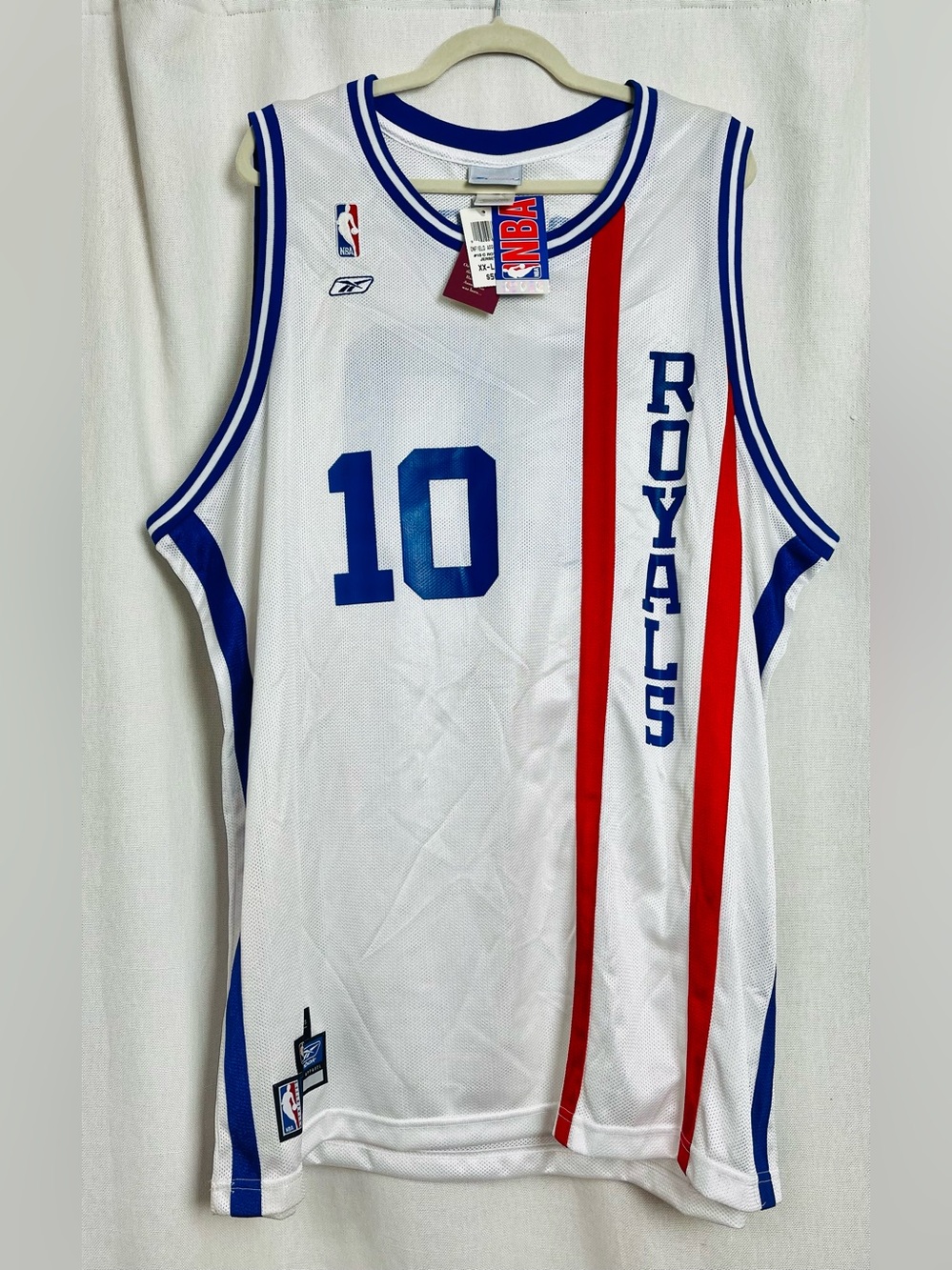 Sacramento Kings Royals Mike Bibby Reebok Rewind Swingman Jersey Mens XXL NWT NE